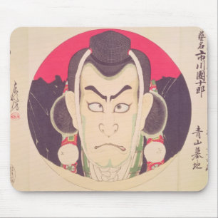 Ichikawa Danjuro IX in einem roundel Mousepad