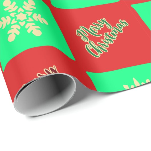 Ichimatsu Christmas Pattern Geschenkpapier (Rolleneckpunkt)