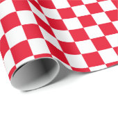 Ichimatsu japan traditionelles Muster weiß Geschenkpapier (Rolleneckpunkt)