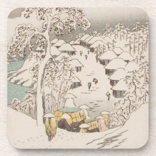 Ichiryusai Hiroshige Untersetzer (Vorderseite)
