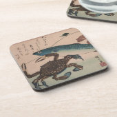 Ichiryusai Hiroshige Untersetzer (Linke Seite)