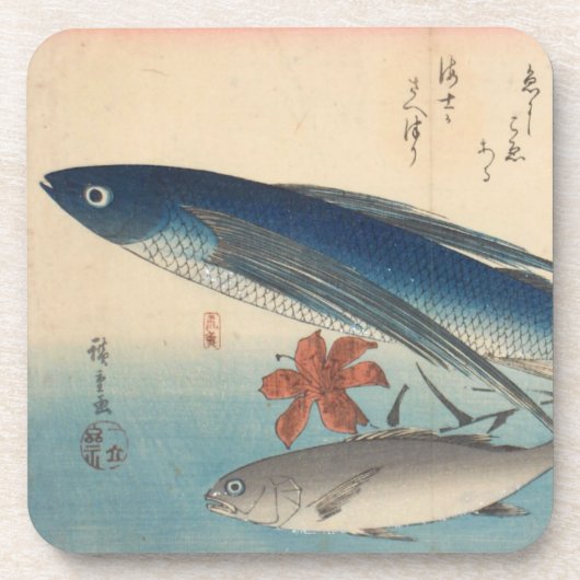 Ichiryusai Hiroshige Untersetzer (Vorderseite)