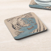 Ichiryusai Hiroshige Untersetzer (Linke Seite)