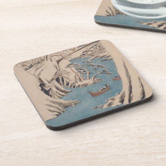 Ichiryusai Hiroshige Untersetzer (Linke Seite)