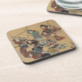 Ichiryusai Hiroshige Untersetzer (Linke Seite)