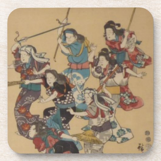 Ichiryusai Hiroshige Untersetzer (Vorderseite)