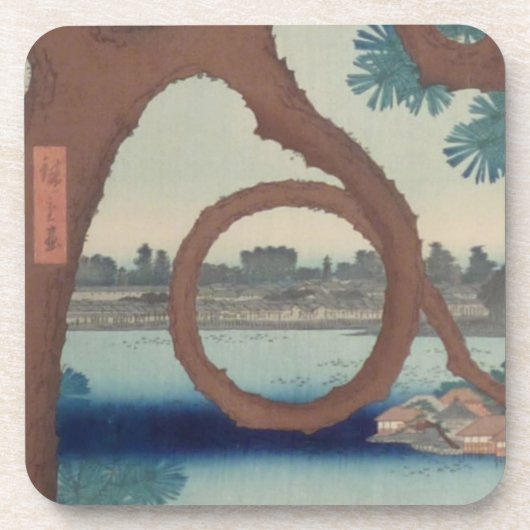 Ichiryusai Hiroshige Untersetzer (Vorderseite)