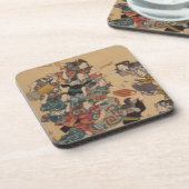 Ichiryusai Hiroshige Untersetzer (Linke Seite)