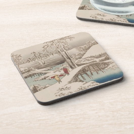 Ichiryusai Hiroshige Untersetzer (Linke Seite)