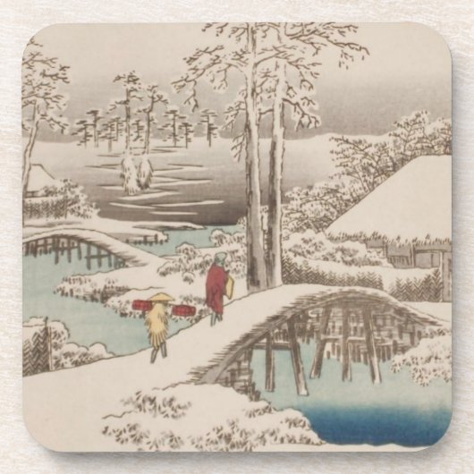 Ichiryusai Hiroshige Untersetzer (Vorderseite)