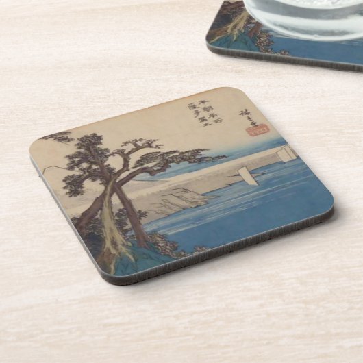 Ichiryusai Hiroshige Untersetzer (Linke Seite)