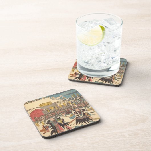 Ichiryusai Hiroshige Untersetzer (Rechte Seite)