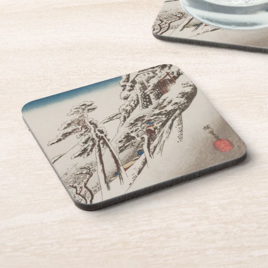 Ichiryusai Hiroshige Untersetzer (Linke Seite)