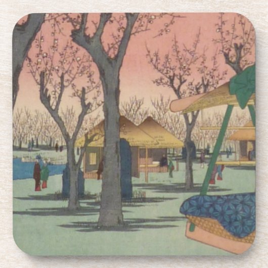 Ichiryusai Hiroshige Untersetzer (Vorderseite)