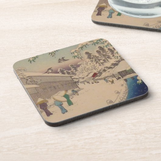 Ichiryusai Hiroshige Untersetzer (Linke Seite)