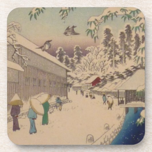 Ichiryusai Hiroshige Untersetzer (Vorderseite)