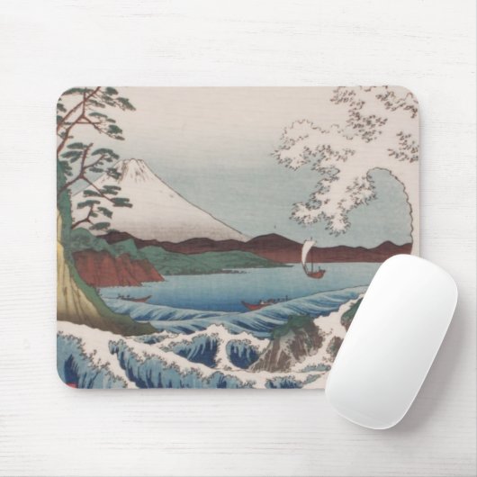 Ichiryusai Hiroshige Untersetzer Mousepad (Mit Mouse)