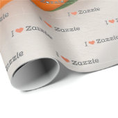 #IchLiebeZazzleGeschenkpapier Geschenkpapier (Rolleneckpunkt)