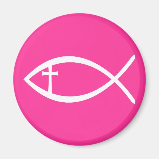 Ichthus Christlich Fisch Magnet (Vorne)