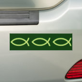 Ichthus - christliche Fisch-Symbole Autoaufkleber (Auf Auto)