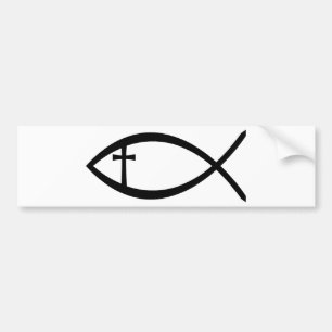 Ichthus christliche Fische Autoaufkleber