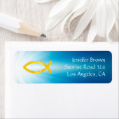 Ichthus - Christliches Fischsymbol - Adressenkennz (Insitu)