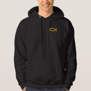 Ichthus - Christliches Fischsymbol Hoodie