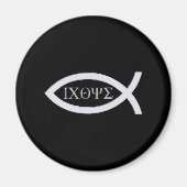 Ichthus - Christliches Fischsymbol Magnet (Vorne)