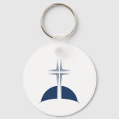 Ichthus - Christliches Fischsymbol Schlüsselanhänger (Vorderseite)