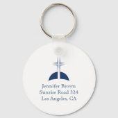 Ichthus - Christliches Fischsymbol Schlüsselanhänger (Rückseite)