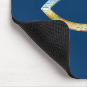 Ichthus - Christliches Fischsymbol Sky & Ground Mousepad (Ecke)