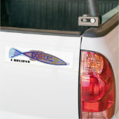 ICHTHUS Fische: ICH GLAUBE Autoaufkleber (Auf Lkw)