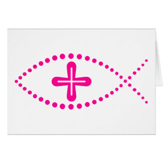 Ichthus Pink Christlich Fisch