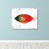 Ichthus - Portugese Flag Leinwanddruck (Insitu (Holzboden))