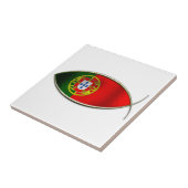 Ichthus - portugiesische Flagge Fliese (Seite)