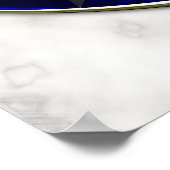 Ichthus - Puerto-Rico-Flagge Poster (Ecke)