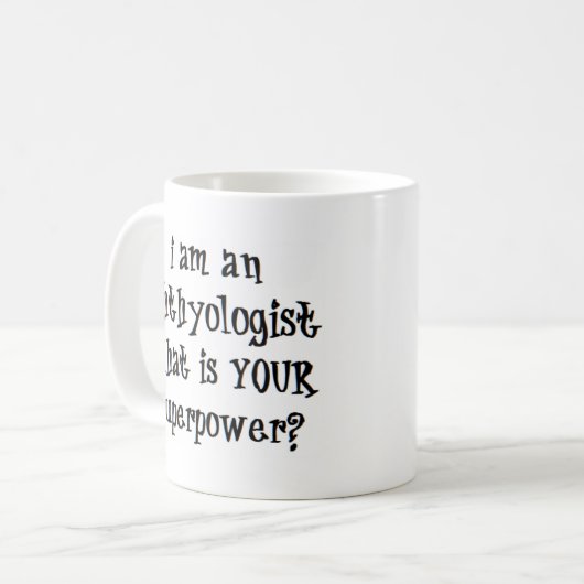 Ichthyologe Kaffeetasse (Vorderseite Links)