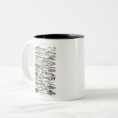 Ichthyologie, Fische, Ozeane, Ichthyologe Zweifarbige Tasse (Vorderseite Links)