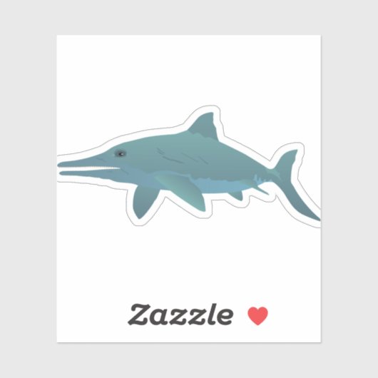 Ichthyosaur Dinosaur Aufkleber (Blatt)