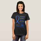 Ichthyosis Warrior Supporting Fighter T-Shirt (Vorne ganz)