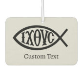 Ichthys Christian Symbol Autolufterfrischer (Vorderseite)