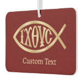 Ichthys Christian Symbol Autolufterfrischer (Links)