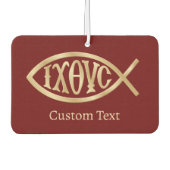 Ichthys Christian Symbol Autolufterfrischer (Vorderseite)