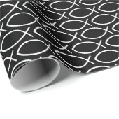 Ichthys Christian Symbol Pattern Geschenkpapier (Rolleneckpunkt)