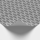Ichthys Christian Symbol Pattern Geschenkpapier (Ecke)