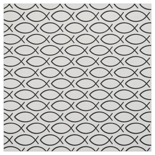 Ichthys Christian Symbol Pattern Stoff (Muster)