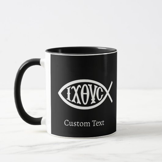 Ichthys Christian Symbol Tasse (Links)