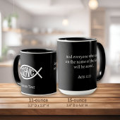 Ichthys Christian Symbol Tasse