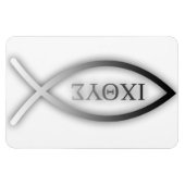 Ichthys - Christlich - Jesus Fish Magnet (Horizontal)