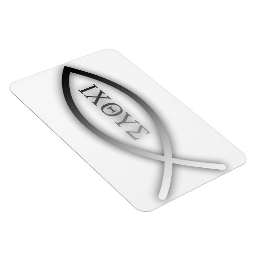 Ichthys - Christlich - Jesus Fish Magnet (Rechte Seite)
